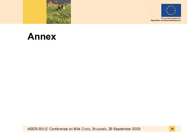Annex ABER-BVLE Conference on Milk Crisis, Brussels, 29 September 2009 34 