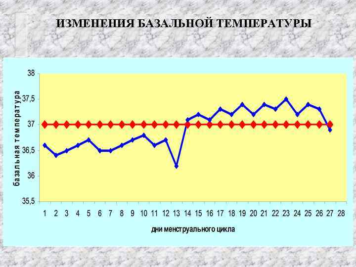 ИЗМЕНЕНИЯ БАЗАЛЬНОЙ ТЕМПЕРАТУРЫ 