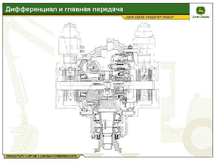 Дифференциал и главная передача JOHN DEERE FORESTRY GROUP 