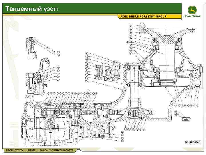 Тандемный узел JOHN DEERE FORESTRY GROUP 