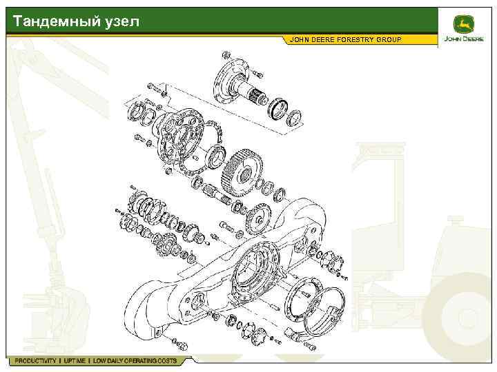 Тандемный узел JOHN DEERE FORESTRY GROUP 