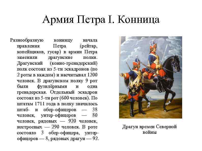 Войско словарь. Структура армии при Петре 1. Армия Петра первого конница. Численность русской армии при Петре 1. Состав армии при Петре 1.