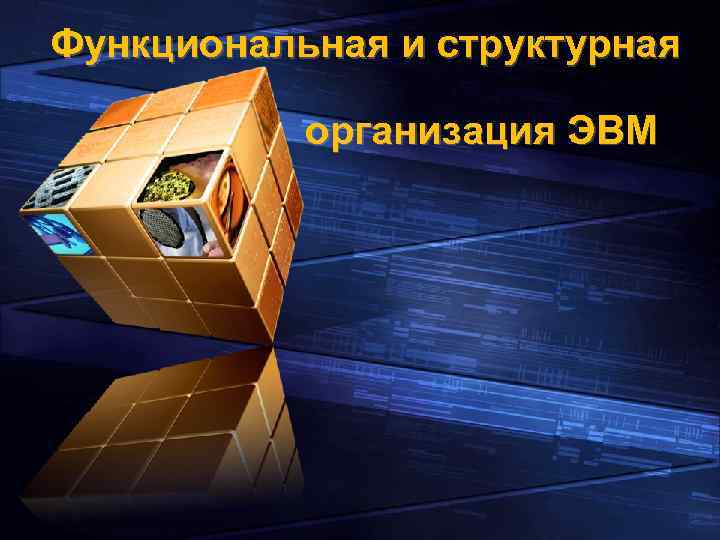 Функциональная и структурная организация ЭВМ 