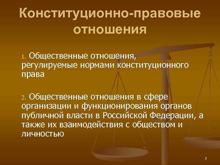 Правовые отношения в государстве