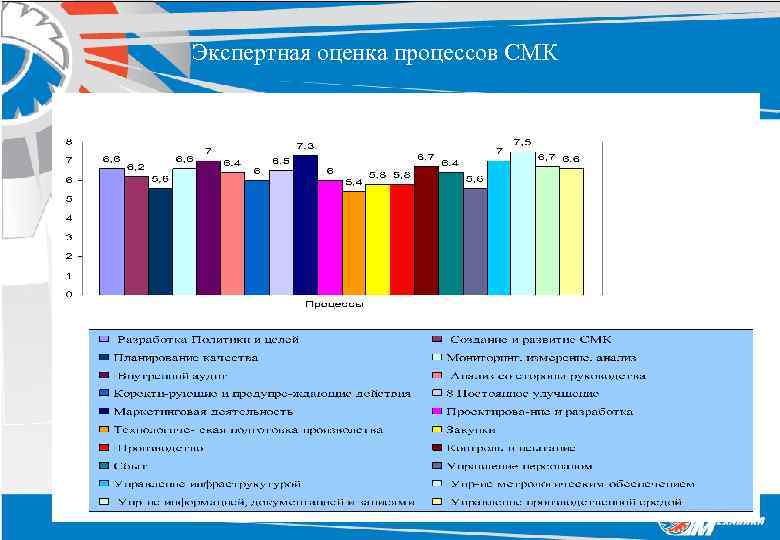 Экспертная оценка процессов СМК 