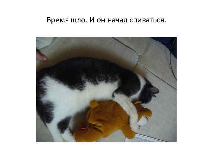 Время шло. И он начал спиваться. 