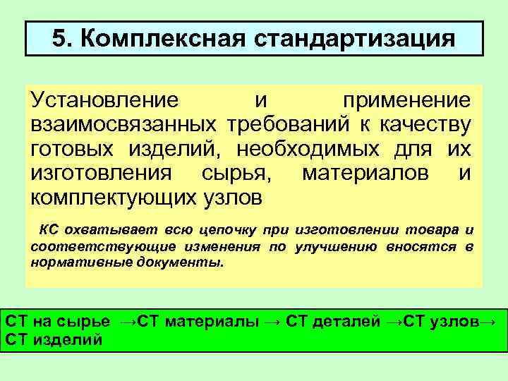 Комплексная реализация