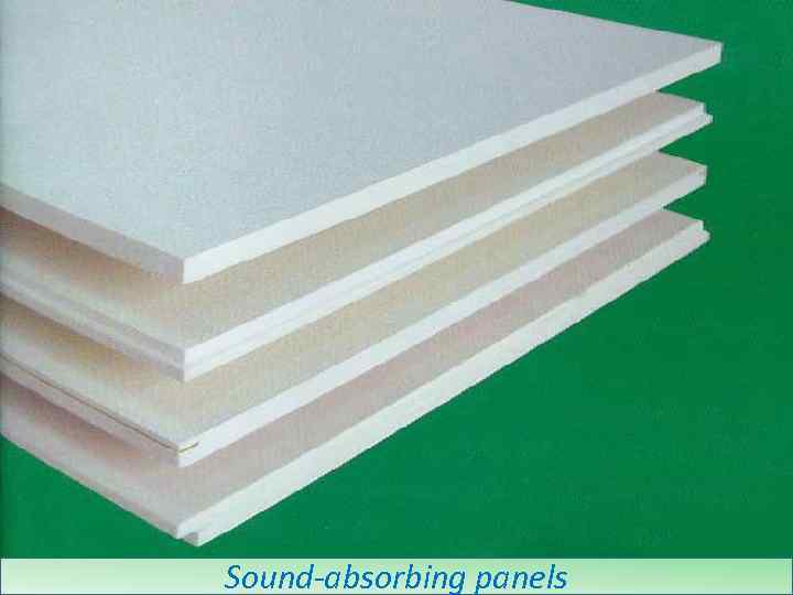 Sound-absorbing panels 