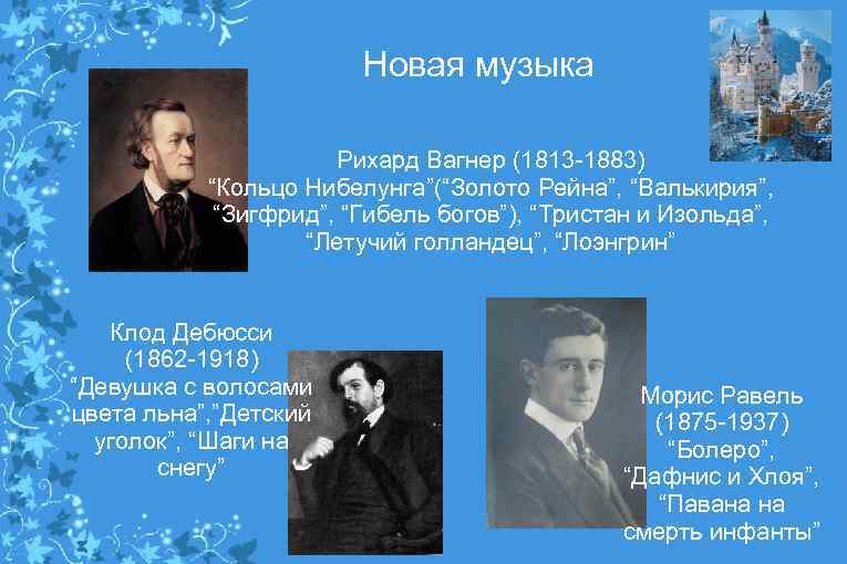 Музыка на рубеже 19 20 веков презентация