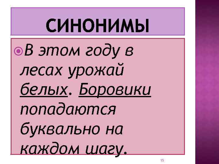  В этом году в лесах урожай белых. Боровики попадаются буквально на каждом шагу.