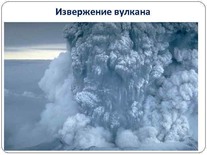 Извержение вулкана 