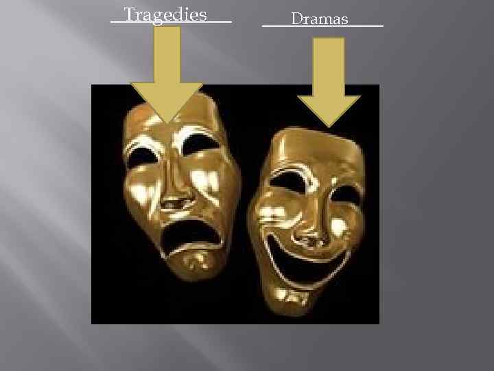 Tragedies Dramas 