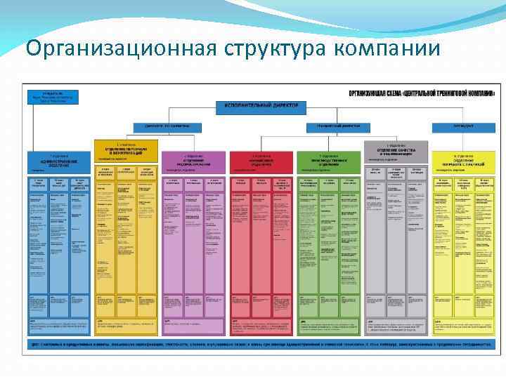 Организационная структура компании 