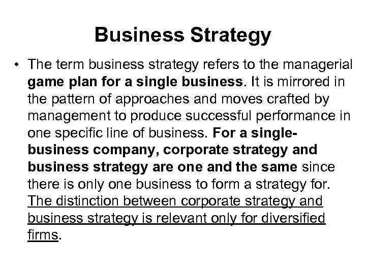 Crafting A Strategy The Third Direction-setting Task