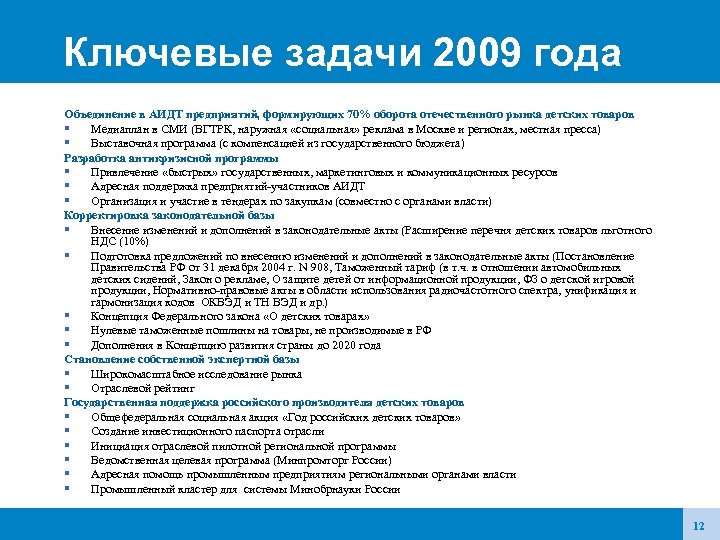 Адресная поддержка это. Детские товары стандартизация перечень Цицулина.