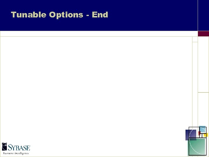 Tunable Options - End 