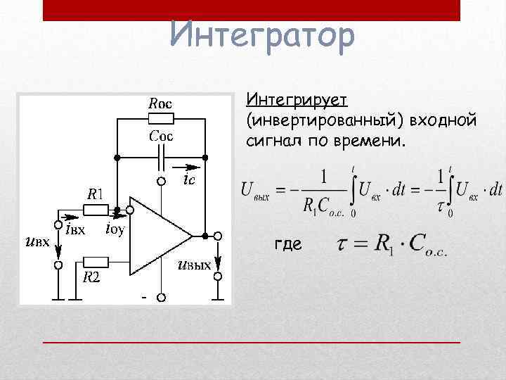 Обратный усилитель