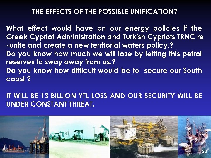 THE EFFECTS OF THE POSSIBLE UNIFICATION? What effect would have on our energy policies
