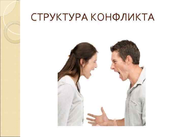 СТРУКТУРА КОНФЛИКТА 