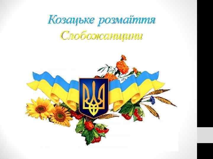 Козацьке розмаїття Слобожанщини 