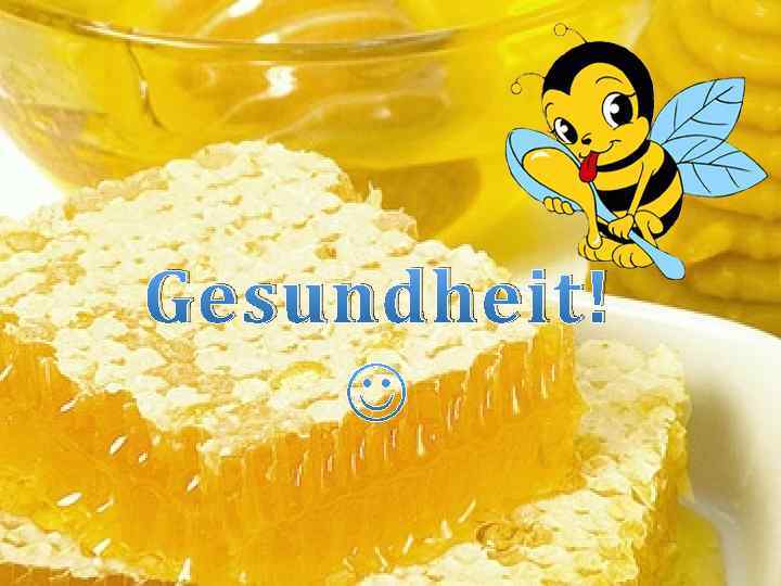 Gesundheit! 