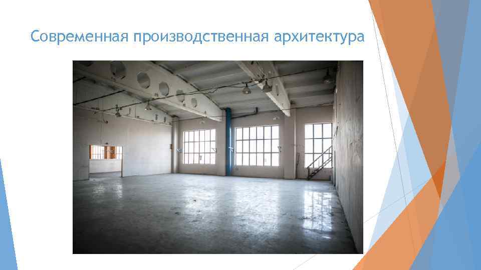 Современная производственная архитектура 