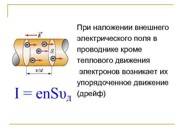 Скорость электронов в проводнике