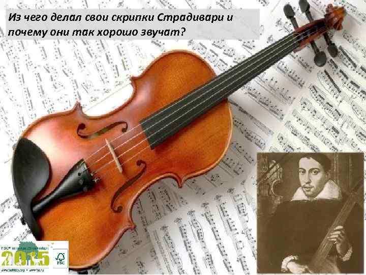 Из чего делал свои скрипки Страдивари и почему они так хорошо звучат? 