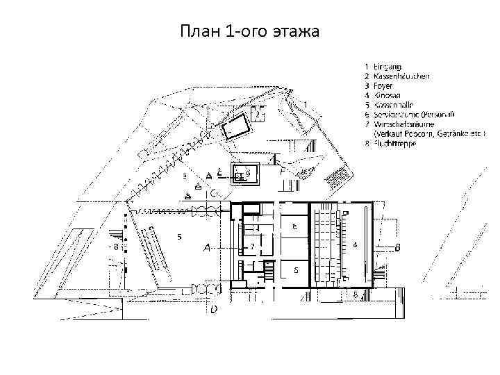 План 1 -ого этажа 