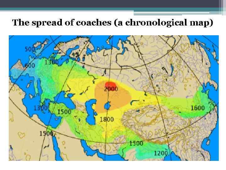 The spread of coaches (a chronological map) 