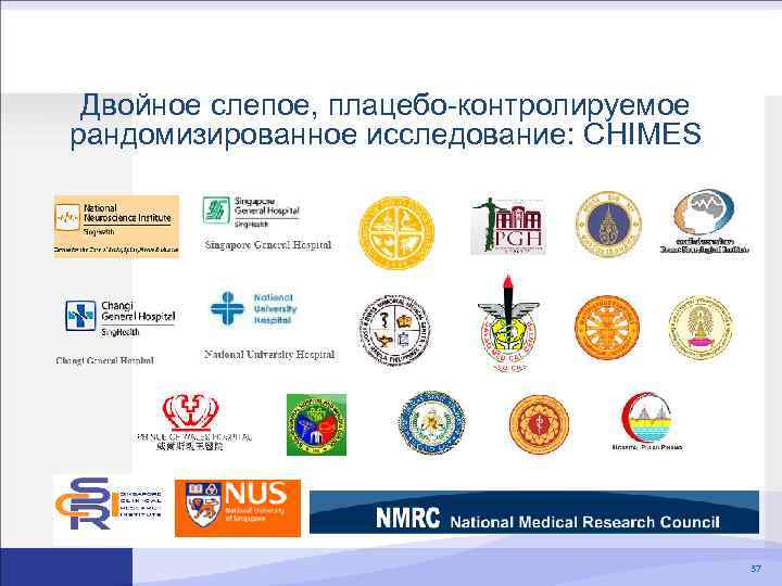 Двойное слепое, плацебо-контролируемое рандомизированное исследование: CHIMES 37 