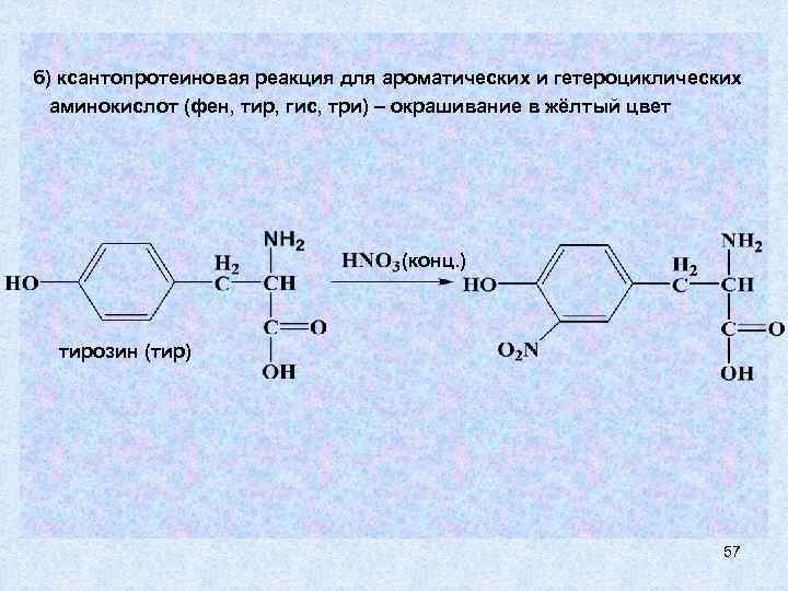 Ксантопротеиновая реакция рисунок