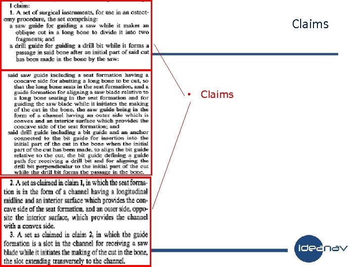 Claims • Claims 