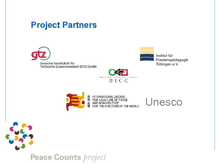 Project Partners Unesco 