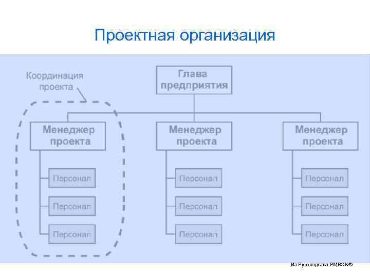 Проектная организация Из Руководства PMBOK® 