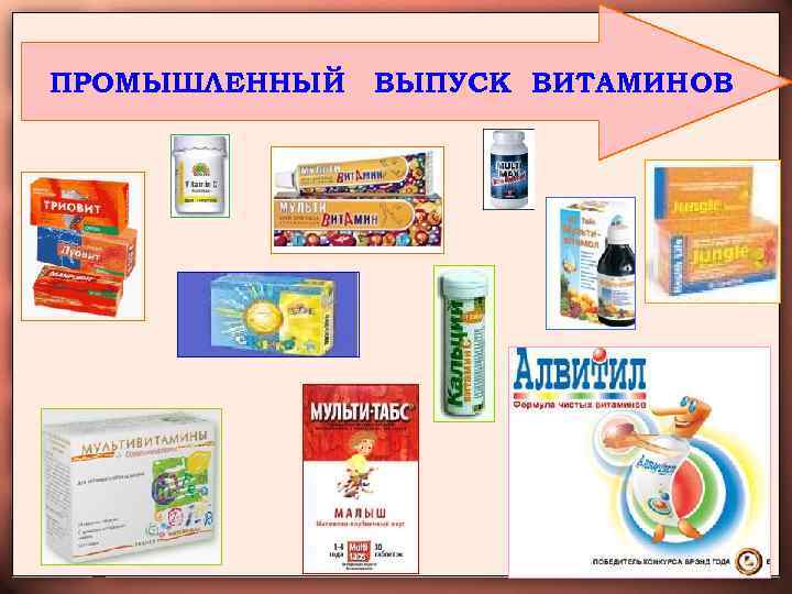 ПРОМЫШЛЕННЫЙ ВЫПУСК ВИТАМИНОВ 