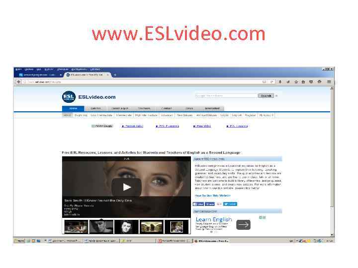 www. ESLvideo. com 
