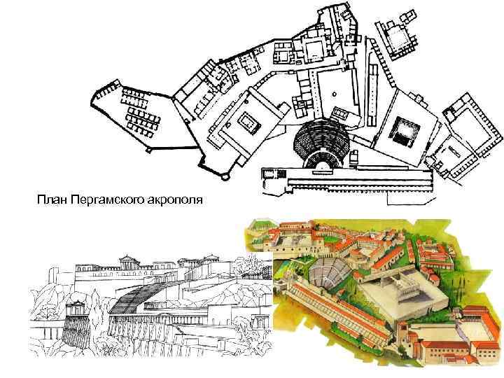 План Пергамского акрополя 