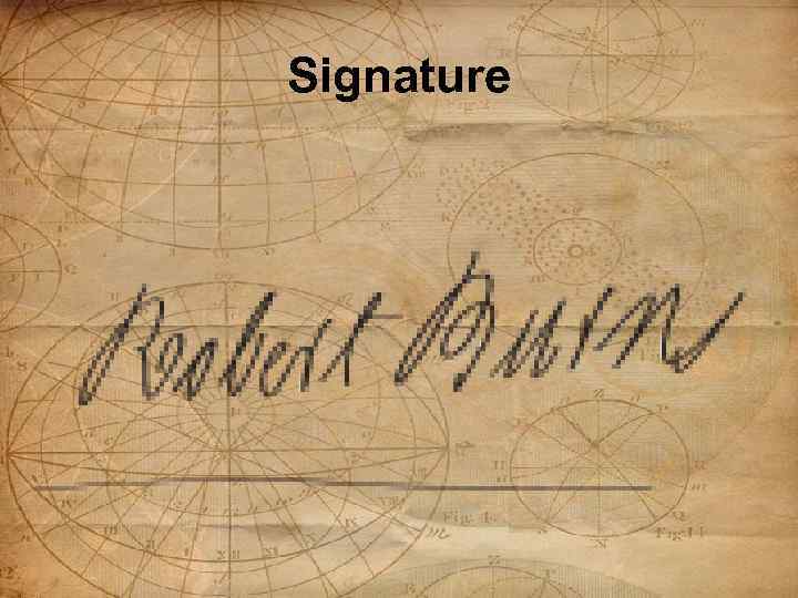 Signature 