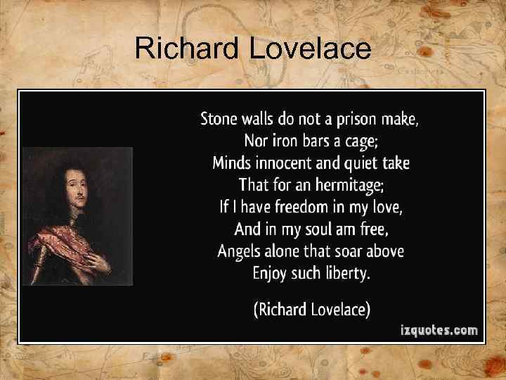 Richard Lovelace 