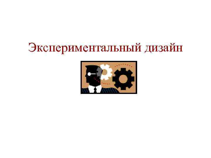Экспериментальный дизайн 