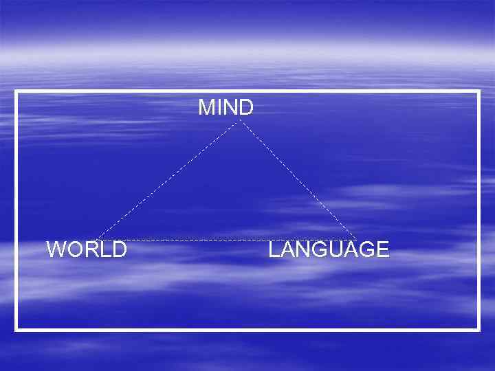 MIND WORLD LANGUAGE 