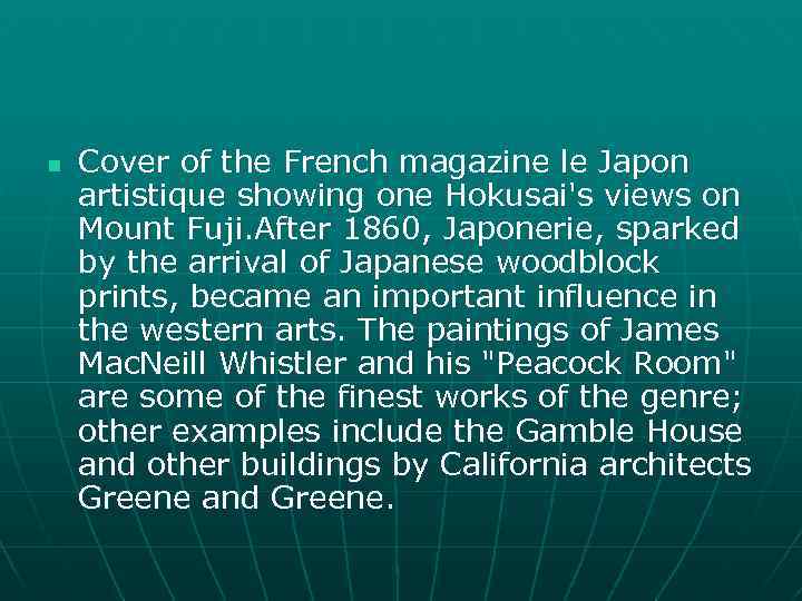 n Cover of the French magazine le Japon artistique showing one Hokusai's views on