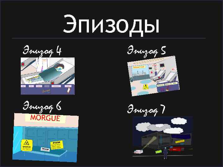 Эпизоды Эпизод 4 Эпизод 5 Эпизод 6 Эпизод 7 