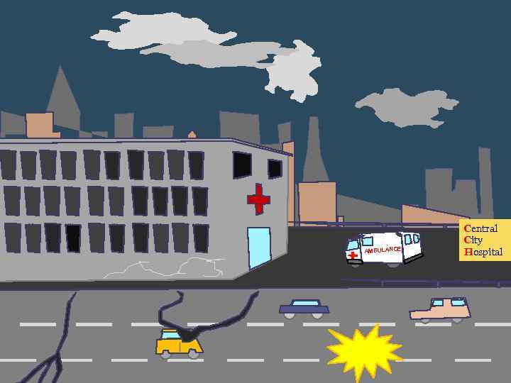 AMBULANCE Central City Hospital 