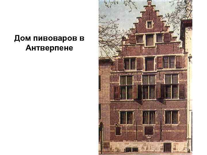 Дом пивоваров в Антверпене 