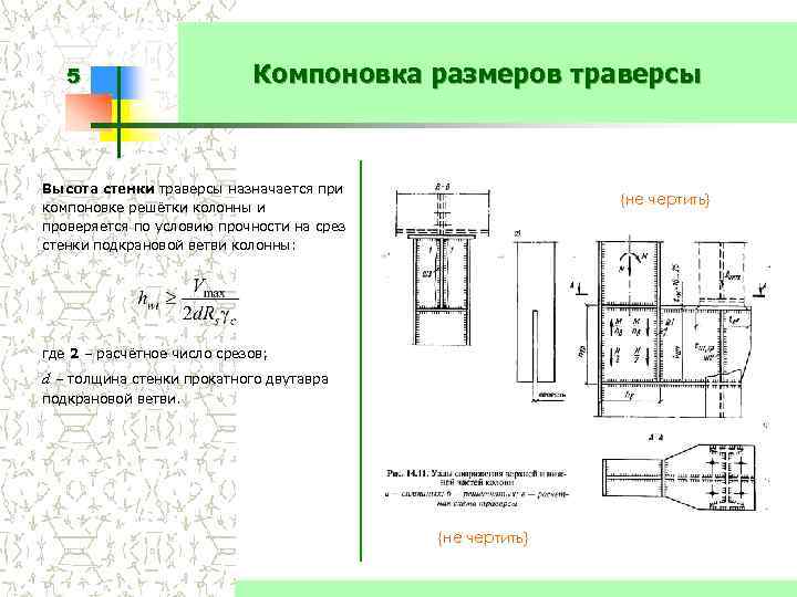 Проверка стенки на срез по формуле журавского