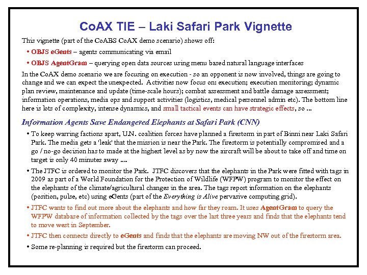 Co. AX TIE – Laki Safari Park Vignette This vignette (part of the Co.