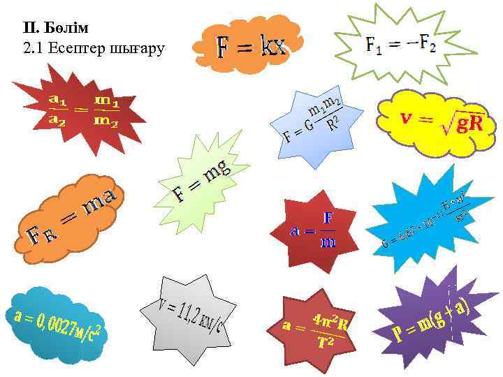 ІІ. Бөлім 2. 1 Есептер шығару 