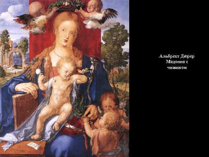Альбрехт Дюрер Мадонна с чижиком 